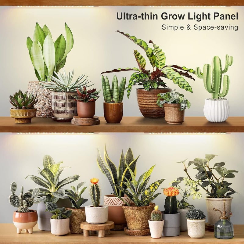 LBW Plant Grow Light, 540 LEDs Full Spectrum Plant Lights for Indoor Growing, Under Cabinet Grow Lamp with 4/8/12H Timer, 3 Lighting Modes, 10 Dimmable Levels, 4 Pack - Image 4